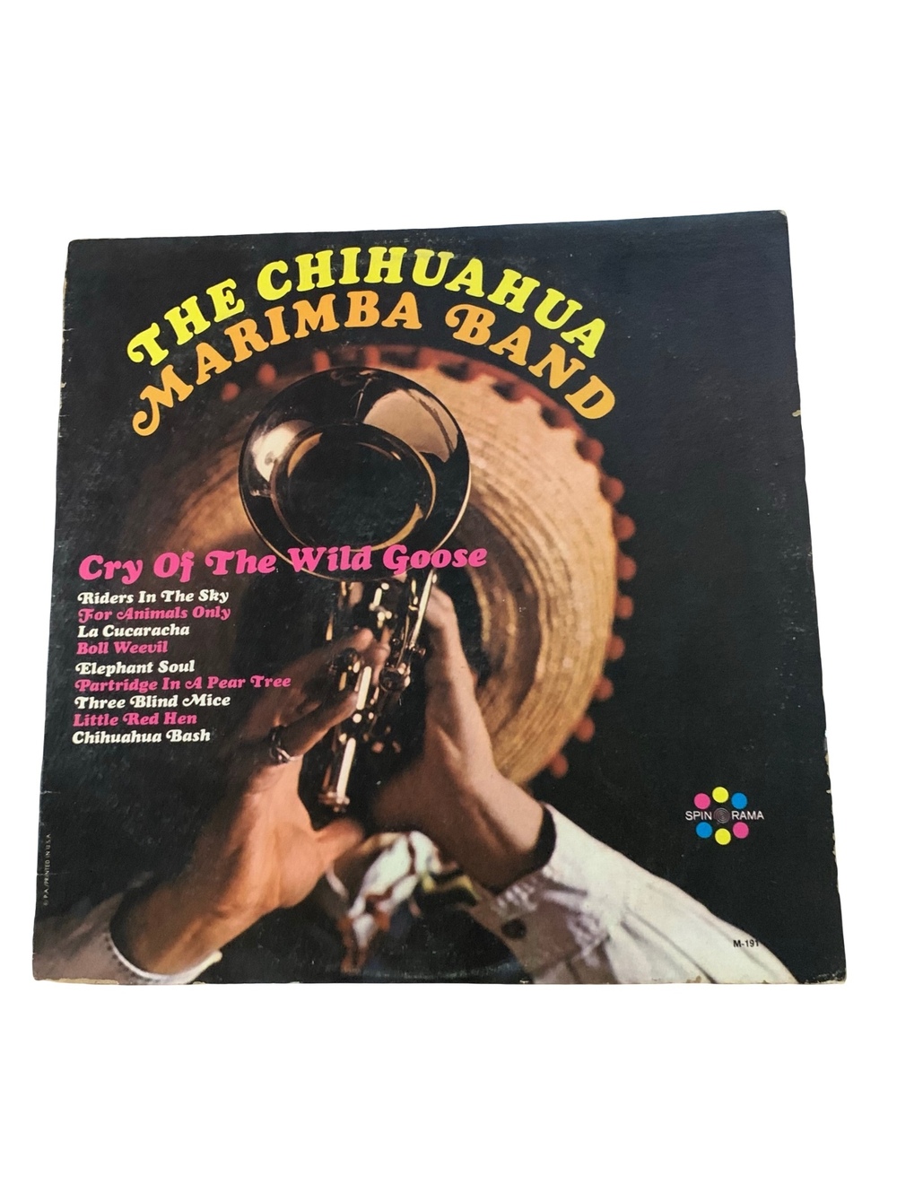 The Chihuahua Marimba Band Cry Of The Wild Goose Vinyl Record LP Fair Condition
